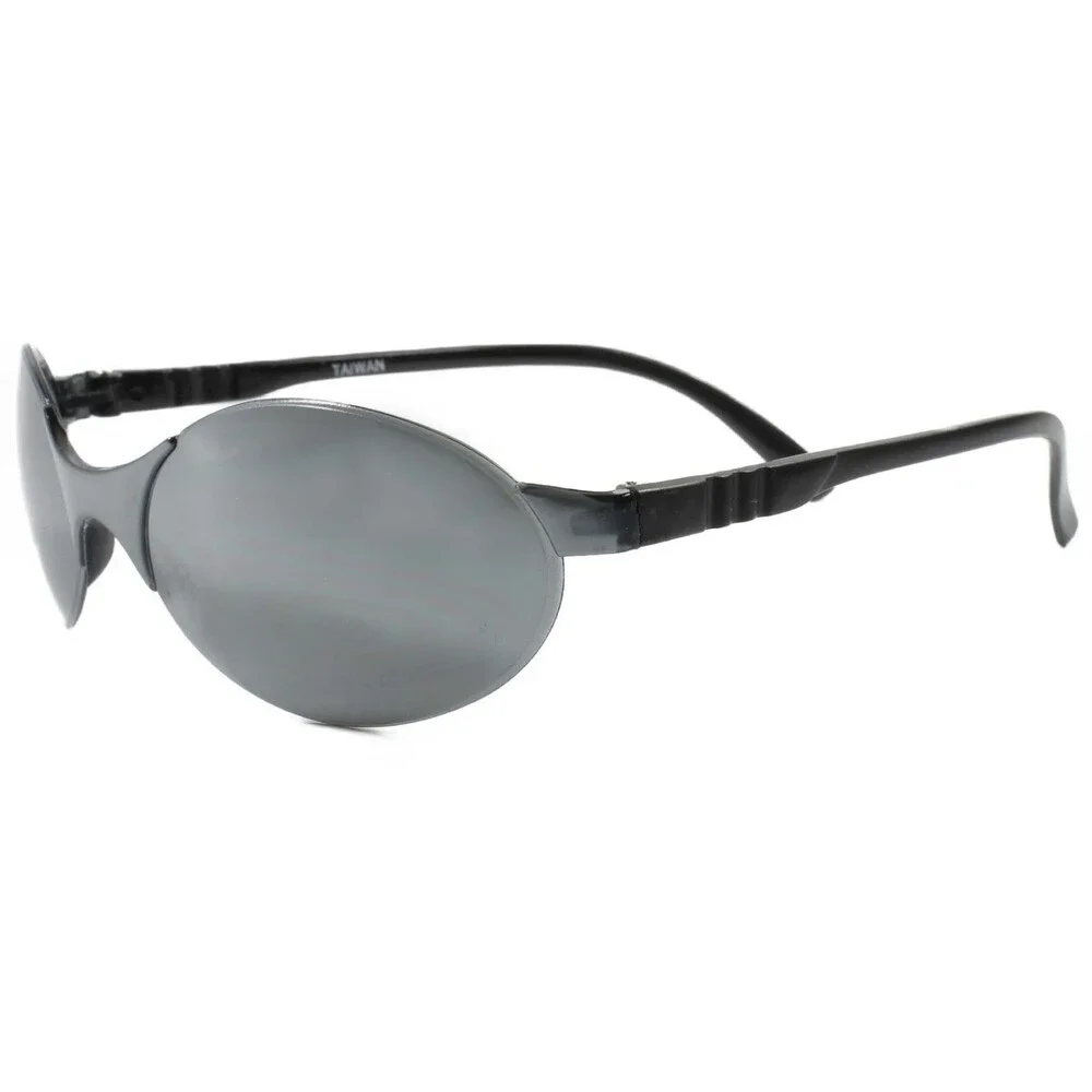 Cosplay Costume Party Sci-Fi Alien Futuristic Cool Mirrored Lens Wrap Sunglasses